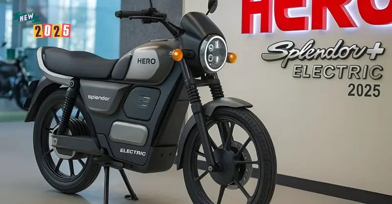 Hero Splendor Electric 2025, Hero Splendor Electric 2025 price, Hero Splendor Electric launch, Hero Splendor Electric bike range, Hero Splendor EV, Hero Electric bike 2025, best electric bike in India, Hero Splendor EV EMI, Hero Splendor Electric review, Hero Splendor 2025 features, Hero new electric bike, 300KM range bike India, Hero EV fast charging, Hero Splendor electric scooter